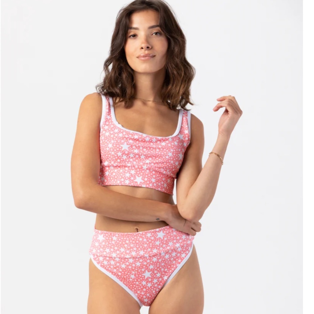 Lain Snow Tiare Hawaii collab Coral Star Bikini
